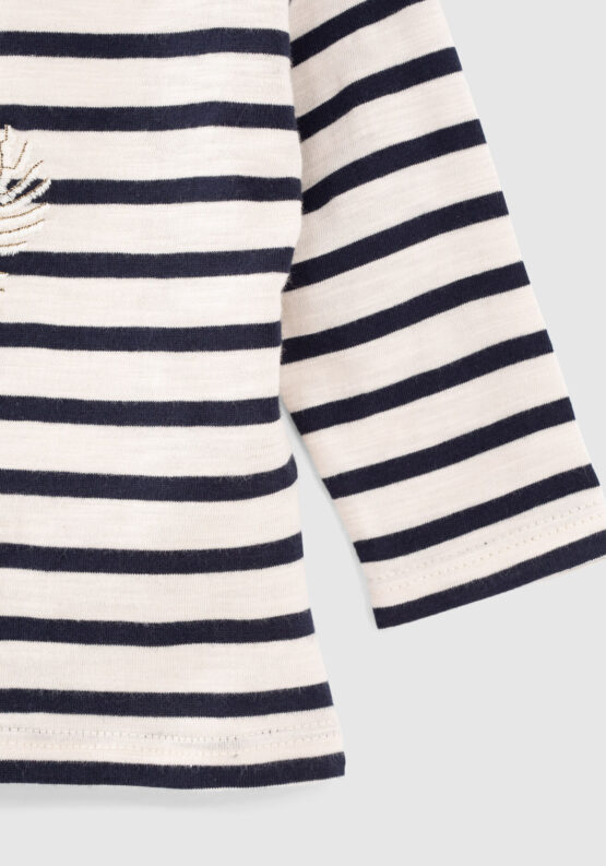 IKKS | Shirt Ecru Marine - Afbeelding 4