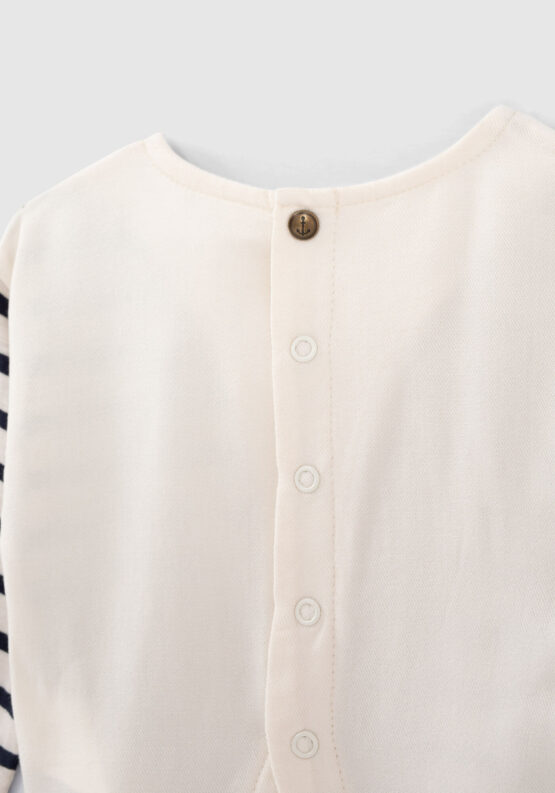 IKKS | Shirt Ecru Marine - Afbeelding 5